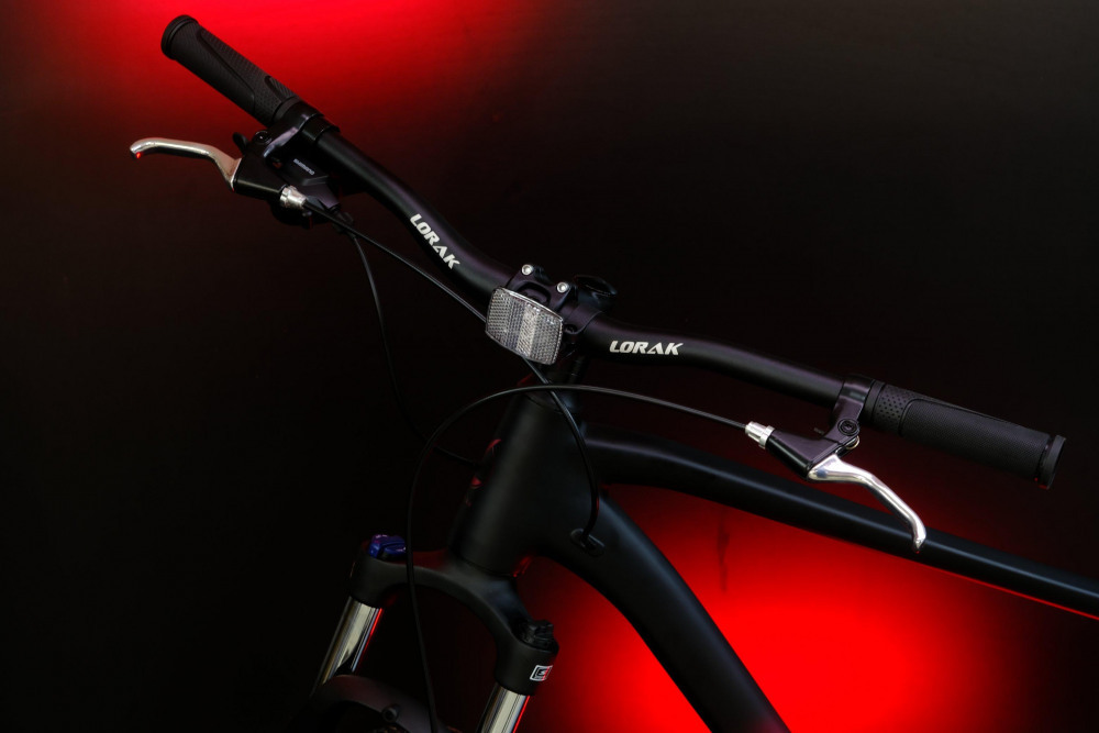 LORAK 2.0 8 sp Матовый Чёрный/Красный 21р (на рост 183-190)